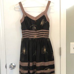 Black and Brown Dress